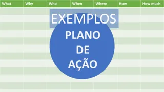 Planos de ação exemplos